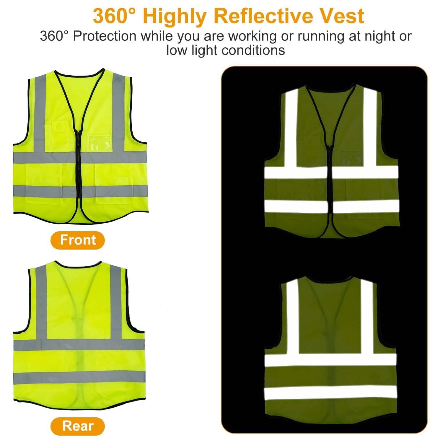 Reflective Safety Vest High Visible Waistcoat
