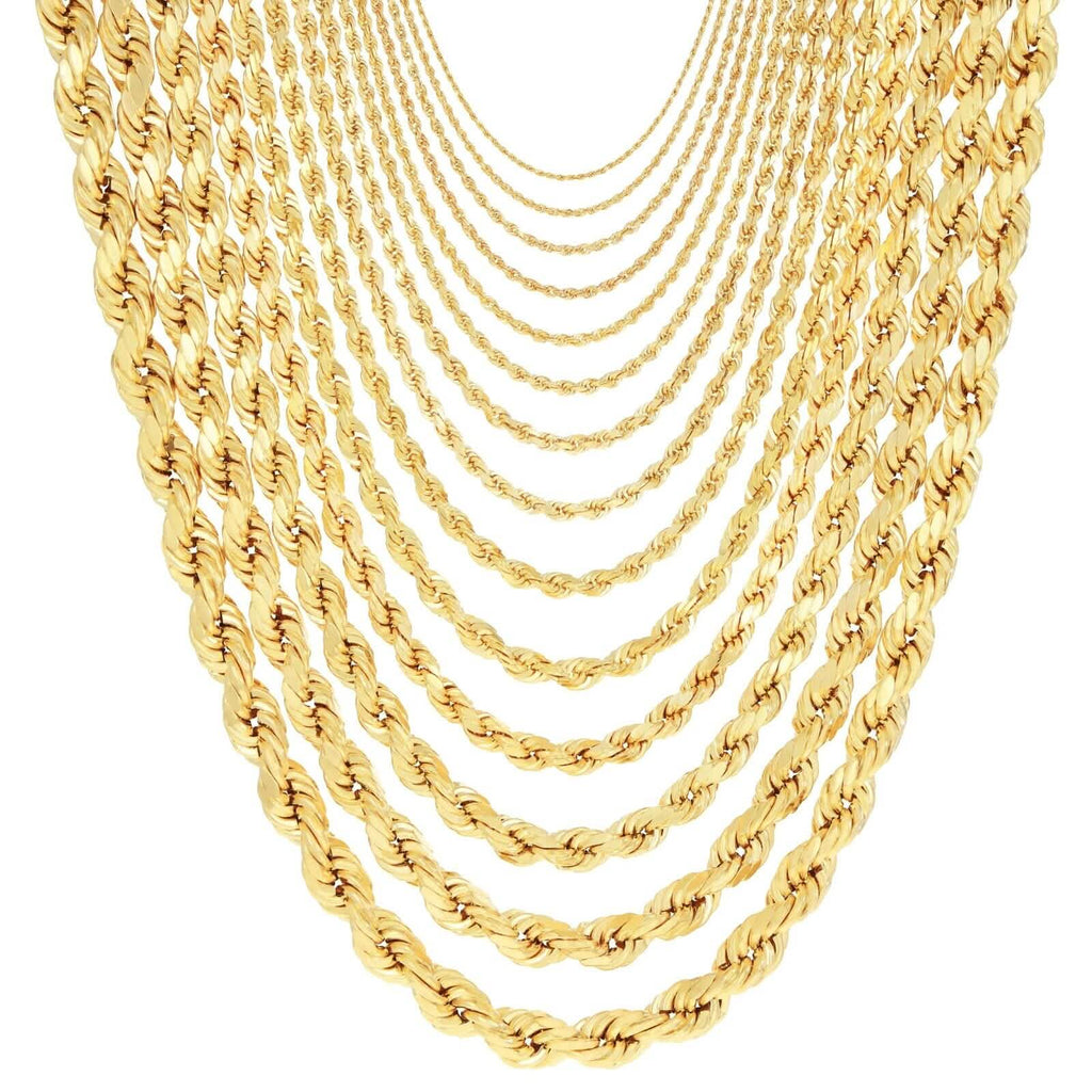 Rope Chain in Yellow Gold - 5mm