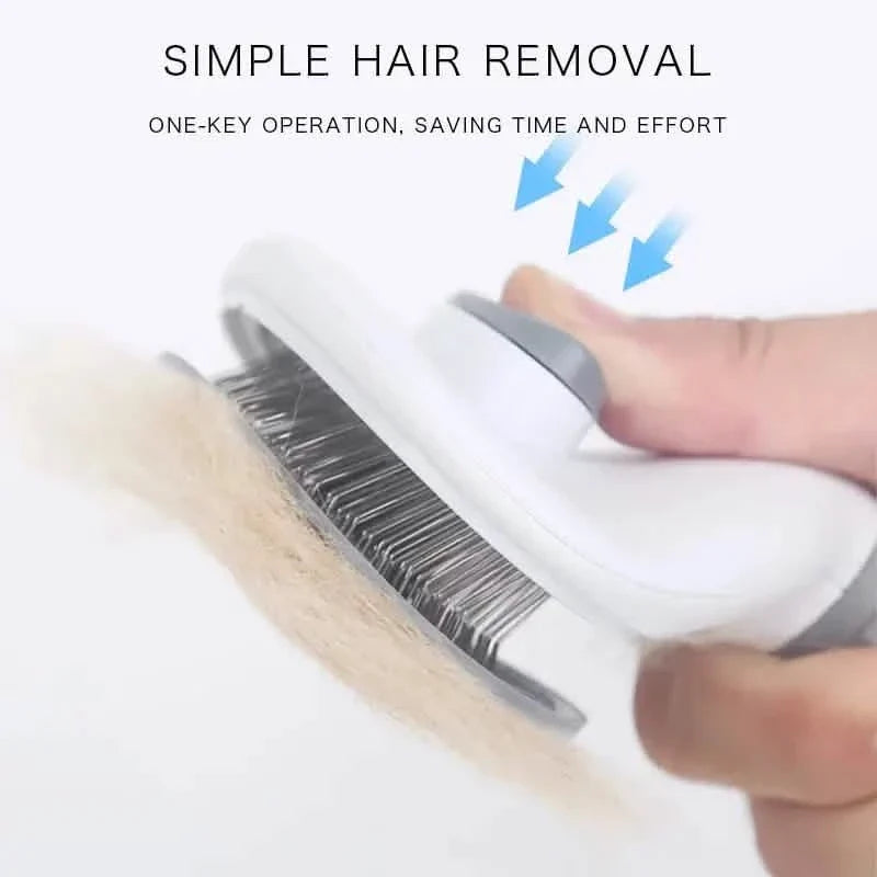 Self Cleaning Slicker Brush Suitable for Pets with Long or Short Hair