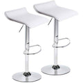 Set of 2: Adjustable Swivel Barstools
