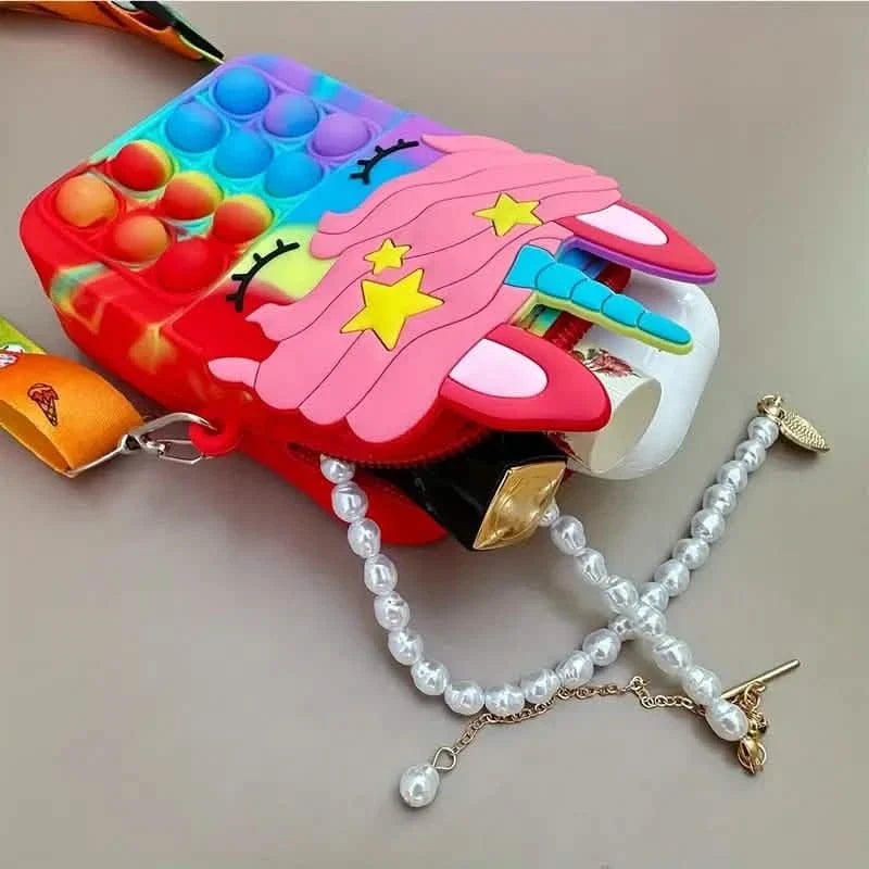 Shoulder Bag Fidget Toys Pop Fidget Backpack Toy