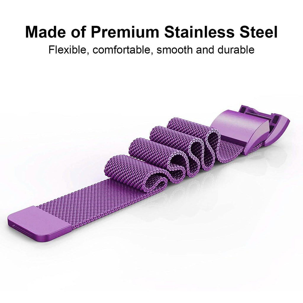 Stainless Steel Mesh Milanese Loop Band for Fitbit Charge 2
