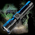 Super Bright Flashlight, USB Rechargeable Telescopic Zoom Wide Beam