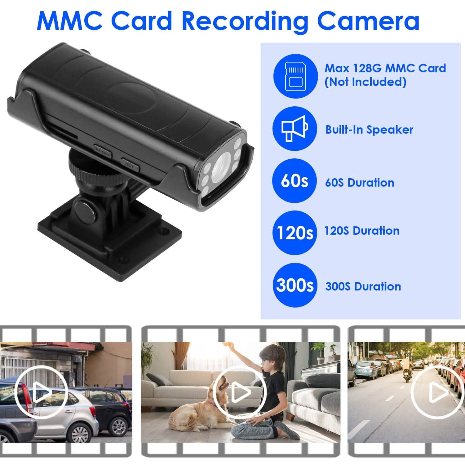 Wireless Camera Reverse Hitch Guide with Flexible Adhesive Base