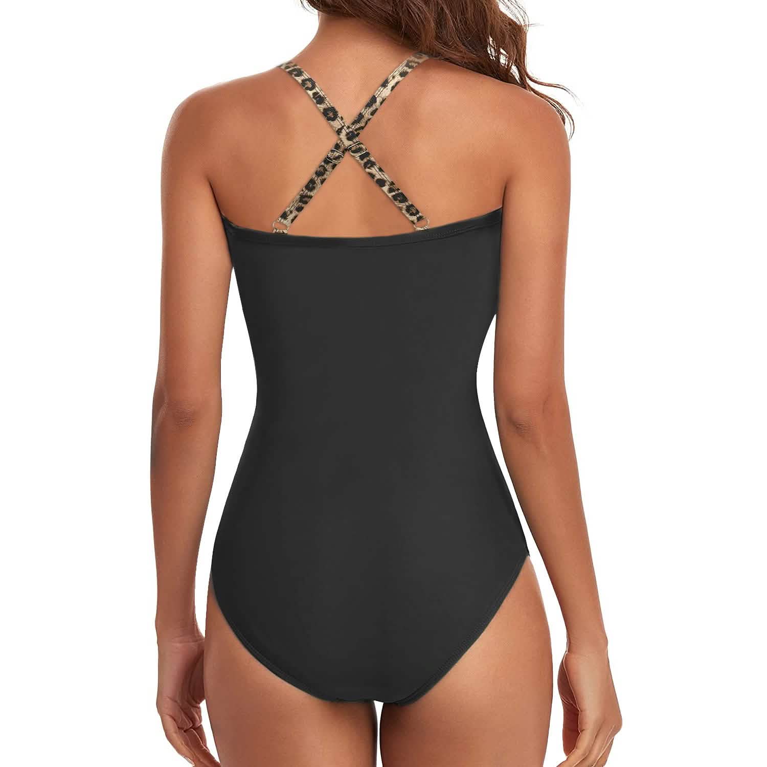 Women's One Piece High Waist Swimwear Tummy Control Cutout