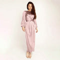 Women's Satin Swing Maxi Dress